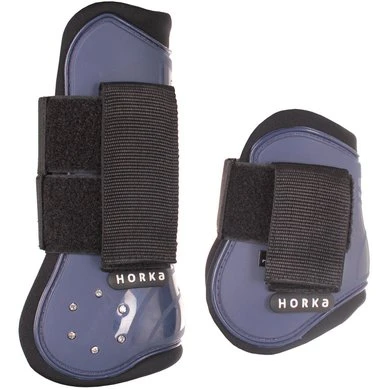 Horka PVC Beenbeschermerset Strass Set 4 Blauw