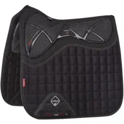 LeMieux Zadeldekje X-Grip Twin Square Dr Zwart L (Full)