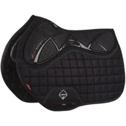 LeMieux Zadeldekje X-Grip Twin Square EuroJump Zwart L