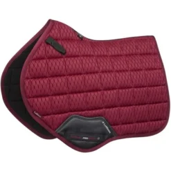 LeMieux Zadeldekje Carbon Mesh Air Square CC Mulberry L
