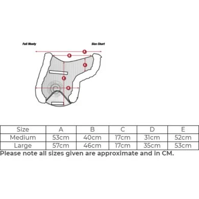 LeMieux Zadelonderlegger Full Monty VZ Numnah Bruin L - Afbeelding 2