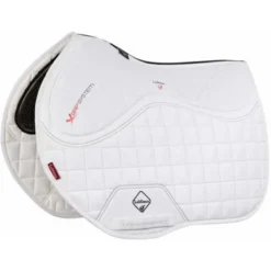 LeMieux Zadeldekje X-Grip Twin Square EuroJump Wit L (Full)