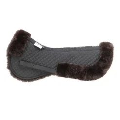 Kavalkade Zadelonderlegger Met Lamsvacht Bruin M