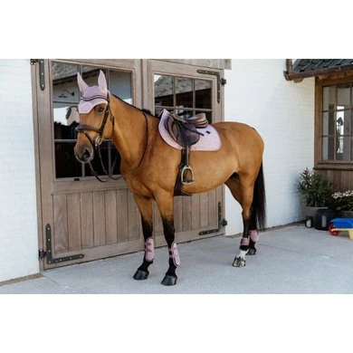 Kentucky Horsewear Kentucky Kogelbeschermer Young Horse Velvet Oud Roze - Afbeelding 5