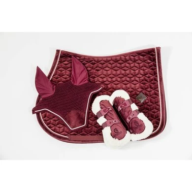 Kentucky Horsewear Kentucky Peesbeschermers Bamboo Elastic Velvet Vegan Bont Bordeaux - Afbeelding 8