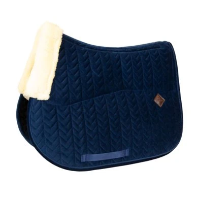 Kentucky Horsewear Kentucky Zadeldekje Skin Friendly Velvet Springen Navy Full - Afbeelding 4