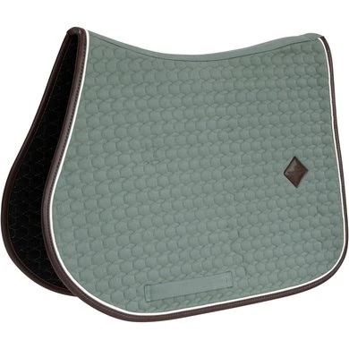 Kentucky Horsewear Kentucky Spring Zadeldekje Classic Leer Dusty Green - Afbeelding 8
