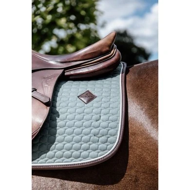 Kentucky Horsewear Kentucky Spring Zadeldekje Classic Leer Dusty Green - Afbeelding 6