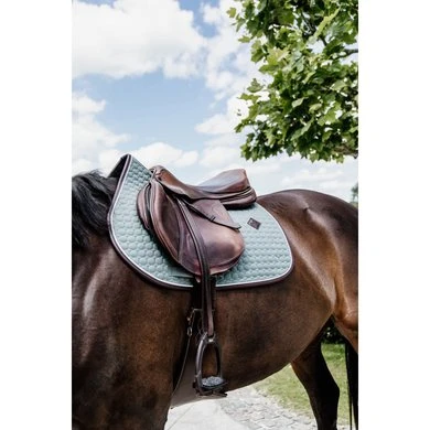 Kentucky Horsewear Kentucky Spring Zadeldekje Classic Leer Dusty Green - Afbeelding 4