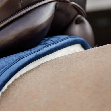 Kentucky Horsewear Kentucky Zadeldekje Skin Friendly Velvet Dressuur Navy Full - Afbeelding 2