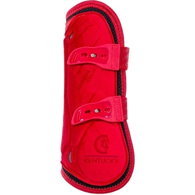 Kentucky Horsewear Kentucky Peesbeschermers Bamboo Elastic Velvet Rood - Afbeelding 2