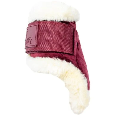 Kentucky Horsewear Kentucky Kogelbeschermer Young Horse Velvet Vegan Bont Bordeaux - Afbeelding 3