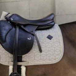 Kentucky Horsewear Kentucky Zadeldekje Pied-de-Poule Springen Beige Full