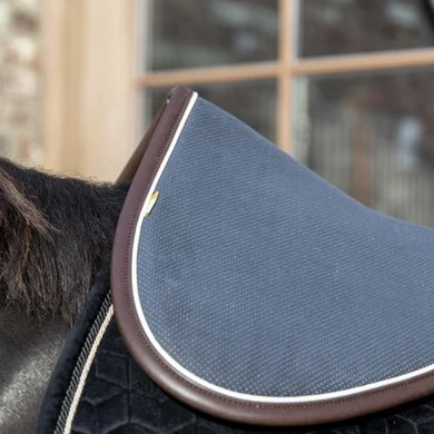 Kentucky Horsewear Kentucky Zadelonderlegger Anatomic Absorb Navy/White/Bruin - Afbeelding 2
