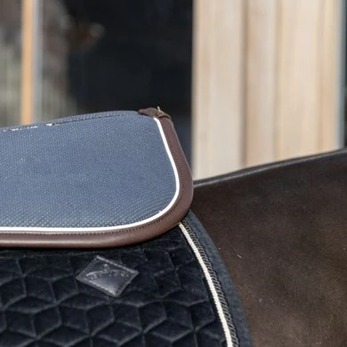 Kentucky Horsewear Kentucky Zadelonderlegger Anatomic Absorb Navy/White/Bruin - Afbeelding 3