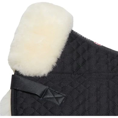 Kieffer Zadelonderlegger Lambskin Pro Zwart/Naturel - Afbeelding 2
