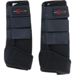 KERBL Covalliero Peesbeschermers Synthetisch Set Van 4 Zwart