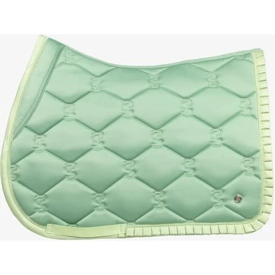 PS Of Sweden Zadeldekje Ruffle Springen Sage Green Full