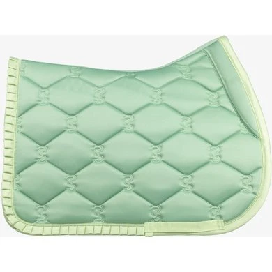 PS Of Sweden Zadeldekje Ruffle Springen Sage Green Full - Afbeelding 2
