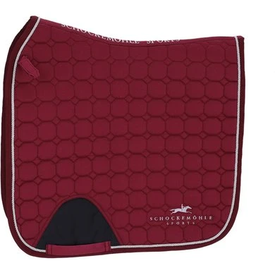 Schockemöhle Zadeldekje New Power Dressuur Dark Cherry Full