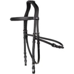 Trust Hoofdstel Hickstead Zwart/zilver