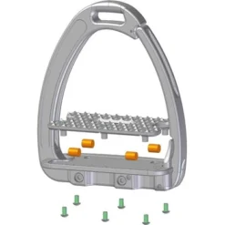 Tech Stirrups Stijgbeugelzooltjes Venice Plus Rood