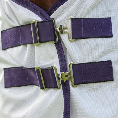 WeatherBeeta Vliegendeken Comfitec Essential Mesh Neck Wit/Paars/Zwart - Afbeelding 4