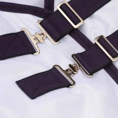 WeatherBeeta Vliegendeken Comfitec Essential Mesh Neck Wit/Paars/Zwart - Afbeelding 5