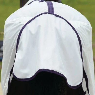 WeatherBeeta Vliegendeken Comfitec Essential Mesh Neck Wit/Paars/Zwart - Afbeelding 8
